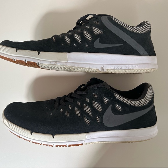 Nike SB Free Size 11 Dark Grey White Mens Skate Running Gym Shoes - Picture 1 of 8